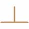 Ekena Millwork Portland Timber Gable Bracket, Western Red Cedar, 72"W x 42"H x 1 1/2"D x 3 1/2"F, 14/12 Pitch GBW072X42X0204POR00SWR - alternate 1